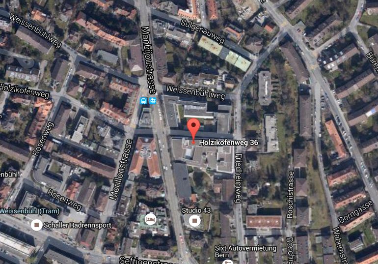 map of Secteur Politique PME<br/>Holzikofenweg 36<br/><br/><br>
		3003 Berne